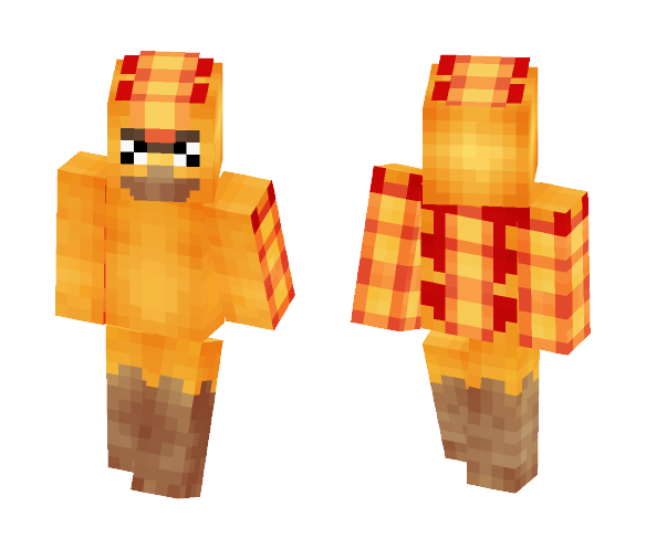 Moltres skin Re-Shaded - Male Minecraft Skins - image 1