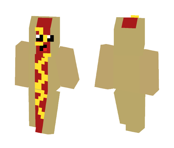 hot dog! (fixed) - Male Minecraft Skins - image 1