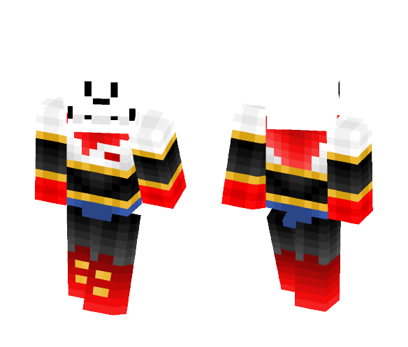 PAPYRUS from Undertale - Male Minecraft Skins - image 1