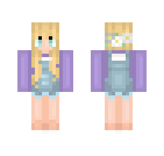 dαиibєαя // Purple Overalls - Female Minecraft Skins - image 2