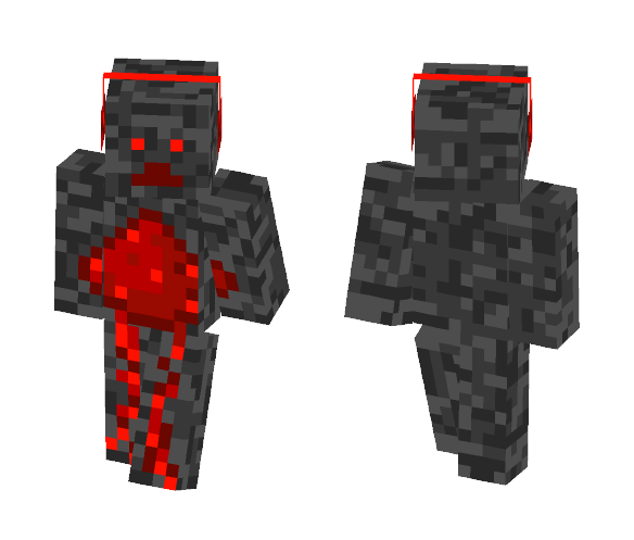 Redstone Creeper - Male Minecraft Skins - image 1