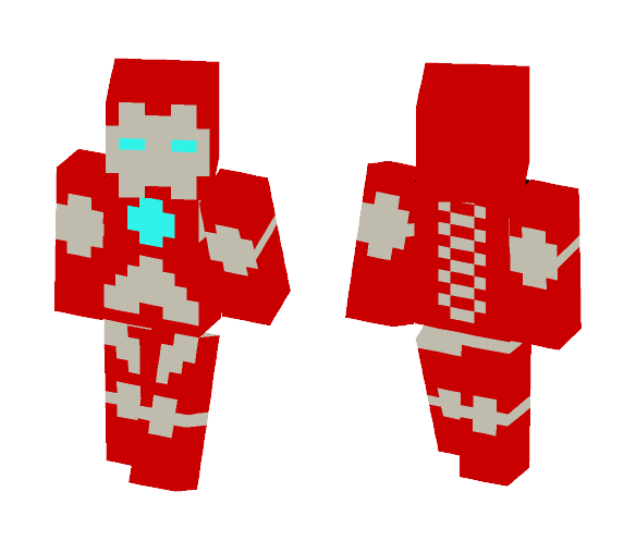 Iron Man (Silver) - Iron Man Minecraft Skins - image 1