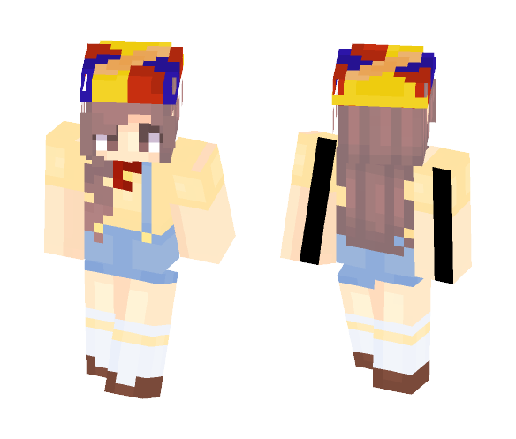 Caillou GenderBend - Female Minecraft Skins - image 1