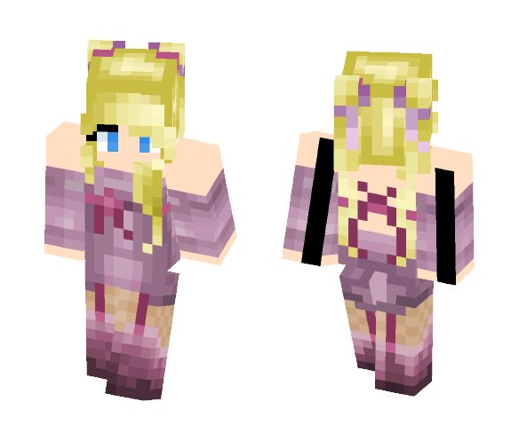 Cute Purple - Female Minecraft Skins - image 1