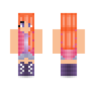 Neon Sunset - Female Minecraft Skins - image 2