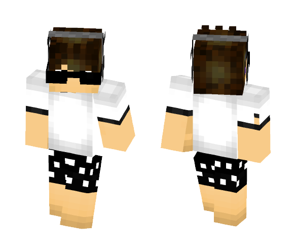 Shades, Headphones and Boxers - Male Minecraft Skins - image 1