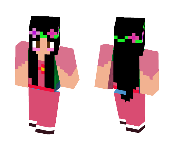 Spring Costume - Female Minecraft Skins - image 1