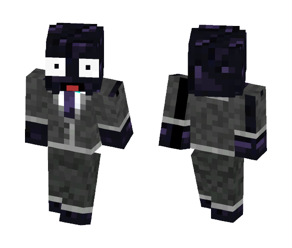 Obsidian man - Other Minecraft Skins - image 1