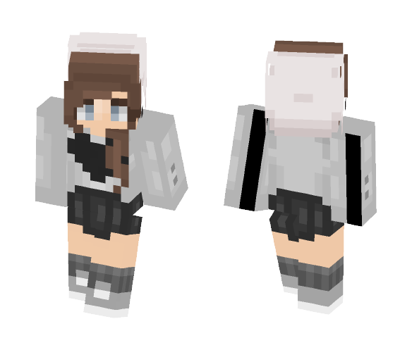 Gray~ - Female Minecraft Skins - image 1