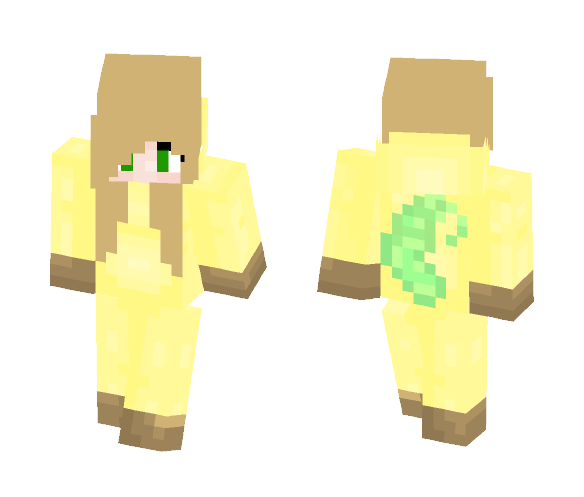 Lefeon Girl - Girl Minecraft Skins - image 1