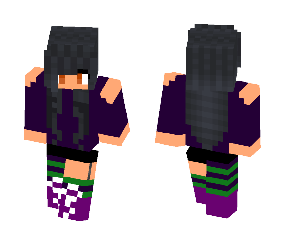 My street skin series! Skin #1 - Female Minecraft Skins - image 1