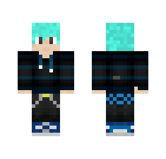 Blue haired guy - Male Minecraft Skins - image 2