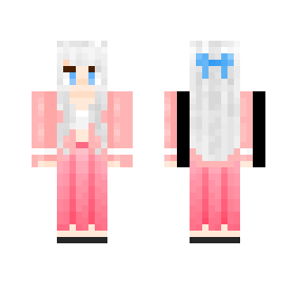 A girl in a pink dress - Girl Minecraft Skins - image 2