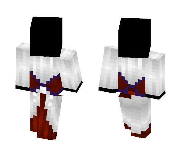 Red and White Dress - Female Minecraft Skins - image 1