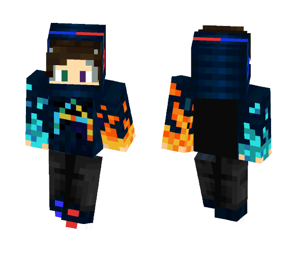 Fire & Ice - Male Minecraft Skins - image 1
