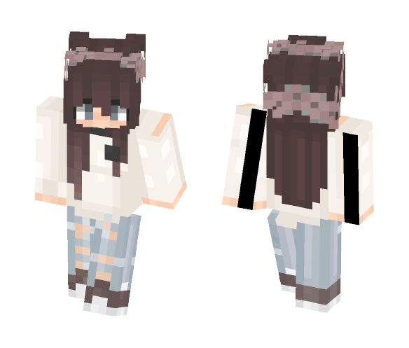 cute girl _dιɴoĸαyвαe_123 - Cute Girls Minecraft Skins - image 1