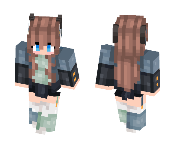 Cute girl _dιɴoĸαyвαe_123 - Cute Girls Minecraft Skins - image 1