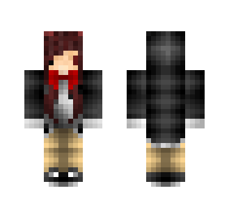 chibi hoodie girl - Girl Minecraft Skins - image 2