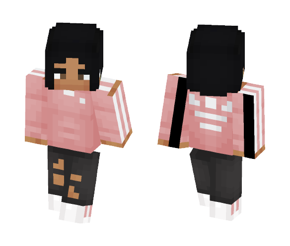 Basic Pink Adidas Jacket. - Male Minecraft Skins - image 1