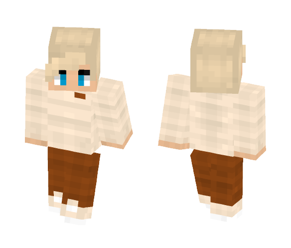 First Skin: Blonde Teen - Male Minecraft Skins - image 1