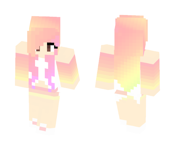 Sunset Girl - Girl Minecraft Skins - image 1