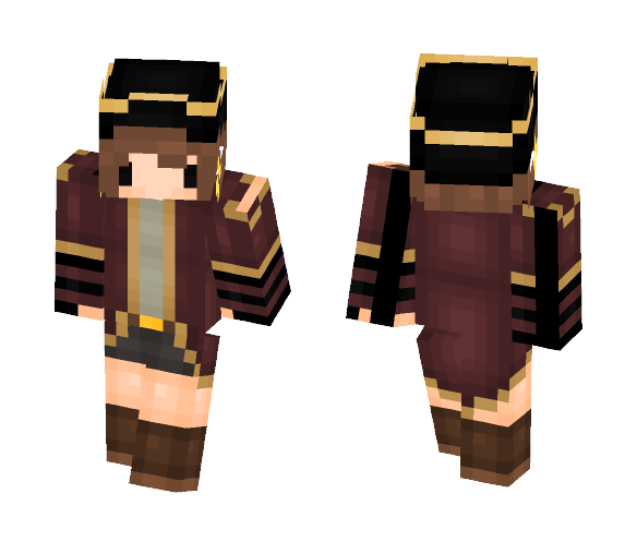 Pirate Captain - Female Minecraft Skins - image 1