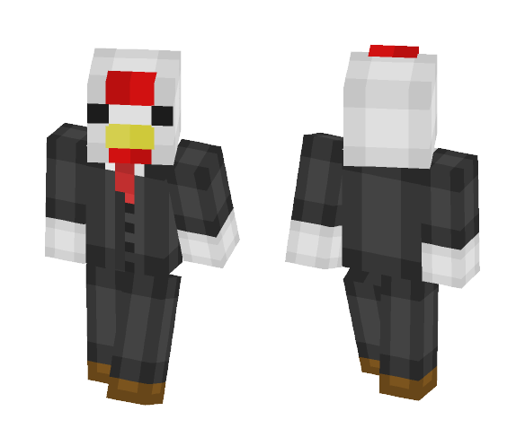 4Bit tuxedo chicken - Male Minecraft Skins - image 1