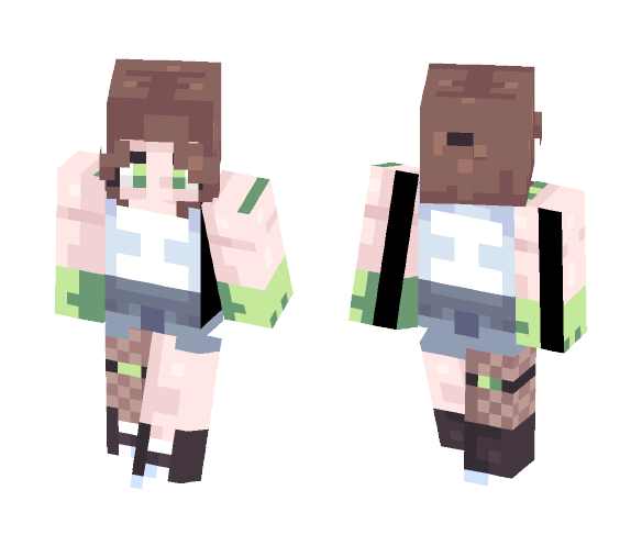 When you're supposed to be asleep - Female Minecraft Skins - image 1