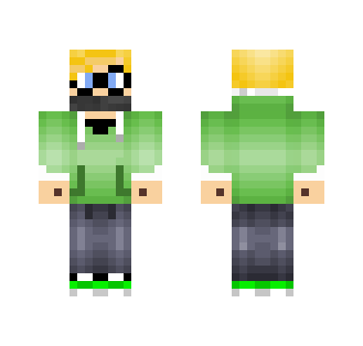 green hoodie person - Male Minecraft Skins - image 2