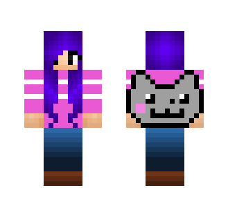 Nyan Cat Girl - Cat Minecraft Skins - image 2