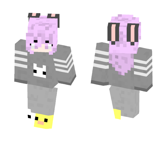 Edited; Finally fixed the ear~ - Female Minecraft Skins - image 1