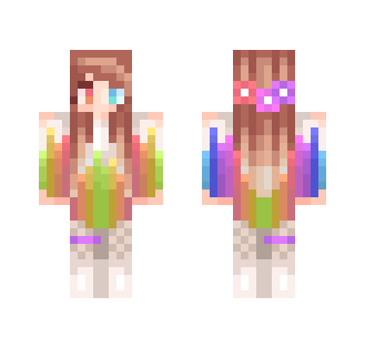 -=+мαу+=- R4inbow - Female Minecraft Skins - image 2