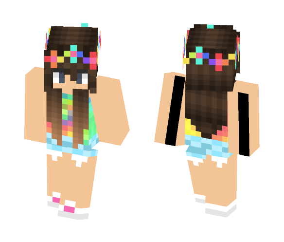 Tye-Dye - Female Minecraft Skins - image 1