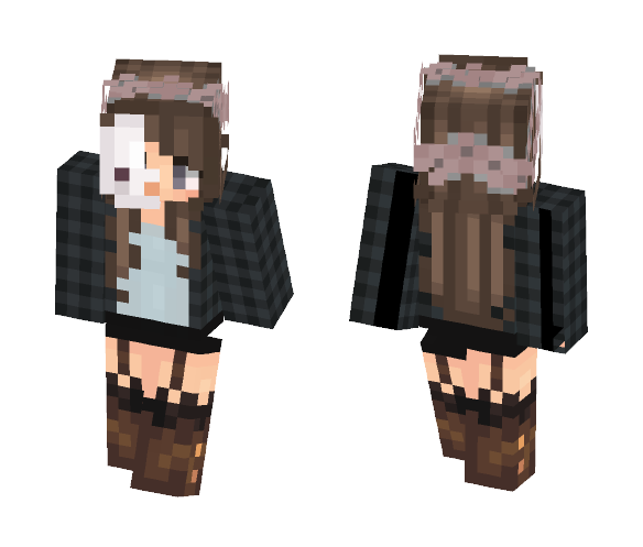 Snow girl - Girl Minecraft Skins - image 1