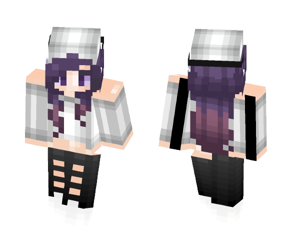 Ombre Hair With Cloths! - Female Minecraft Skins - image 1