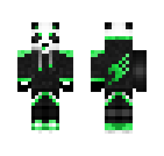 Green Panda - Male Minecraft Skins - image 2