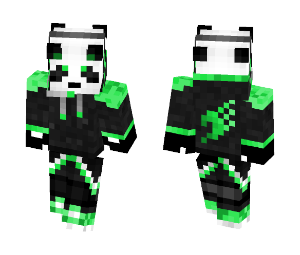 Green Panda - Male Minecraft Skins - image 1