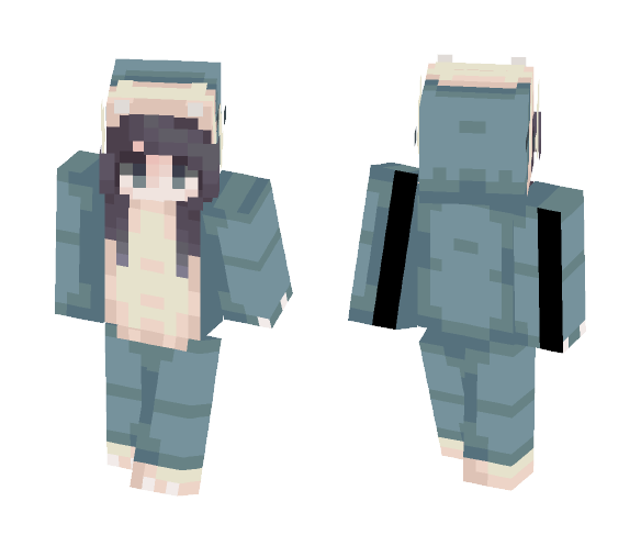 snorlax [ pokemon onesie series ] - Female Minecraft Skins - image 1