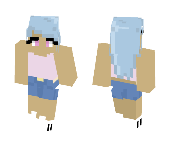 pastel cute girl ver. 2 - Cute Girls Minecraft Skins - image 1
