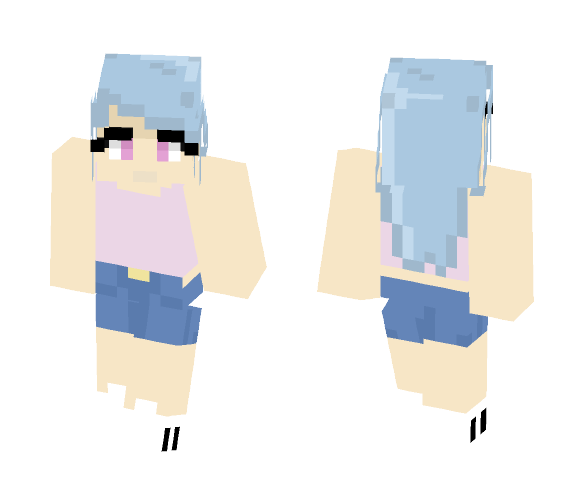 pastel cute girl - Cute Girls Minecraft Skins - image 1