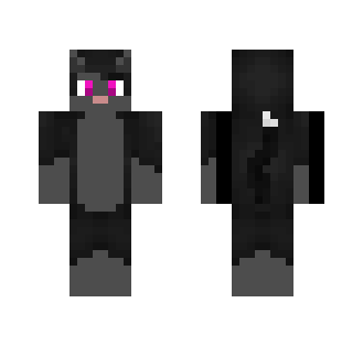 Black And Grey cat - Cat Minecraft Skins - image 2