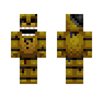 Golden Freddy (Eyes) - Male Minecraft Skins - image 2