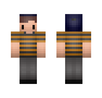 Orange Striped Shirt guy - Male Minecraft Skins - image 2