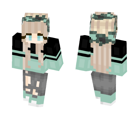 Mint girl :P - Girl Minecraft Skins - image 1