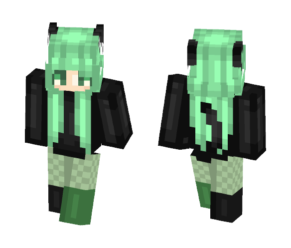 Toxic Green - Female Minecraft Skins - image 1
