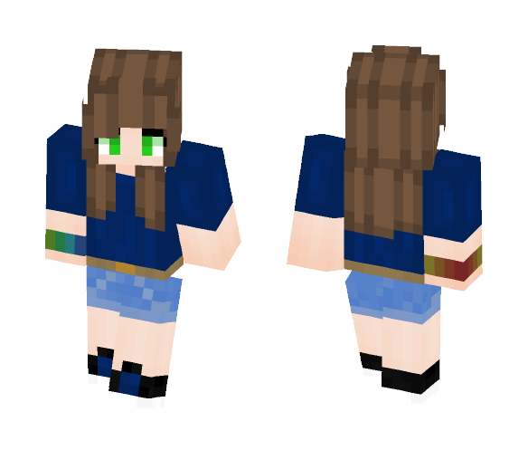 Casual Girl ^~^ - Girl Minecraft Skins - image 1