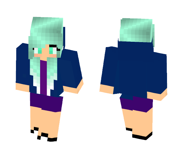 a cute hoody girl - Cute Girls Minecraft Skins - image 1