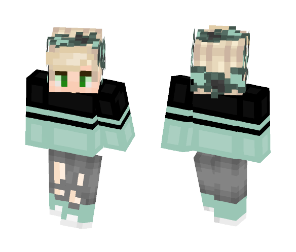 mint boy - Boy Minecraft Skins - image 1