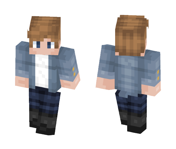 Jeans Jacket Teen - Male Minecraft Skins - image 1