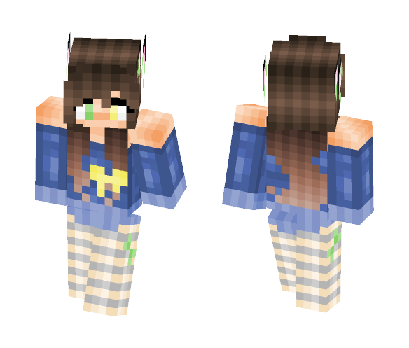 Sweater Neko :3 - Female Minecraft Skins - image 1